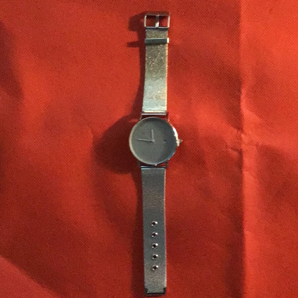 Geneva men’s Stainless Steel watch silver & Gray - Picture 2 of 6